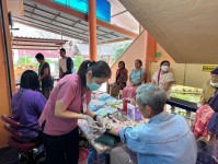 18 ก.พ.68 รพ.สต.บ้านสันป่าไร่ ให้บริการเจาะเลือด,วัดความดันโลหิต ผู้ป่วยโรคความดันโลหิตสูง (กลุ่ม2) 