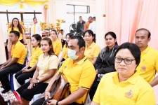 อบจ.ตาก ร่วมพิธีเจริญพระพุทธมนต์เฉลิมพระเกียรติถวายพระพรชัยมงคลแด่ พระบาทสมเด็จพระเจ้าอยู่หัว และพระบรมวงศานุวงศ์ ประจำปีพุทธศักราช 2568