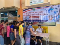 4 มี.ค.68 รพ.สต.บ้านสันป่าไร่ จัดกิจกรรมโครงการตรวจสารเคมีตกค้างในเลือดกลุ่มวัยทำงาน งบกองทุนหลักประกันสุขภาพ โดยมีกิจกรรม เจาะเลือด , จ่ายยาสมุนไพรชาชงรางจืด ผู้ร่วมกิจกรรม 100 คน 