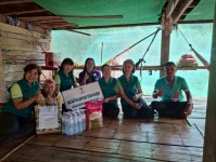 1/4/68 สมาคมแม่บ้านสาธารณสุข สาขาอำเภอแม่ระมาด ร่วมกับ รพ.สต.บ้านสันป่าไร่ ลงพื้นที่เยี่ยมให้กำลังใจและมอบสิ่งของให้แก่ผู้สูงอายุ เขต รพ.สต.บ้านสันป่าไร่ จำนวน 3 คน