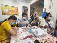 3 เม.ย.68 รพ.สต.บ้านสันป่าไร่ ตรวจคัดกรองมะเร็งปากมดลูก รอบสอง ในสตรีกลุ่มเป้าหมาย อายุ 30-60 ปี(หมู่ 2 และ 3) มีผู้มารับบริการทั้งหมด 23 ราย