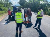 รายงานความก้าวหน้าโครงการ เจาะก้อนผิวทางแอสฟัลท์ติกคอนกรีตเพื่องส่งทดสอบฯ