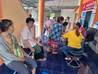 20 พ.ค.68 รพ.สต.บ้านสันป่าไร่ วัดความดันโลหิต ผู้ป่วยโรคความดันโลหิตสูง (กลุ่ม 2) จำนวน 48 ราย และเจาะเลือด จำนวน 19 ราย