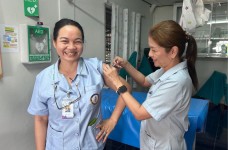 26 พ.ค.68 รพ.สต.บ้านสันป่าไร่ ฉีดวัคซีนป้องกันไข้หวัดใหญ่ ประจำปี 2568 ให้แก่ จนท.จำนวน 9 ราย