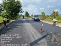 รายงานความก้าวหน้าโครงการ เจาะก้อนผิวทางแอสฟัลท์ติกคอนกรีตเพื่องส่งทดสอบฯ