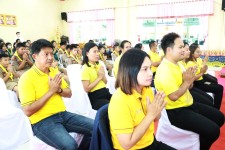 นางอัจฉรา ทวีเกื้อกูลกิจ (นายกจอย) นายกองค์การบริหารส่วนจังหวัดตากได้มอบหมายให้ นางสาวสุพัตรา เสาร์เรือน ผู้อำนวยการกองการศึกษา ศาสนาและวัฒนธรรมเข้าร่วมพิธี พิธีเจริญพระพุทธมนต์ฯ