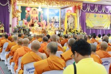 นางอัจฉรา ทวีเกื้อกูลกิจ (นายกจอย) นายกองค์การบริหารส่วนจังหวัดตากได้มอบหมายให้ นางสาวสุพัตรา เสาร์เรือน ผู้อำนวยการกองการศึกษา ศาสนาและวัฒนธรรมเข้าร่วมพิธี พิธีเจริญพระพุทธมนต์ฯ