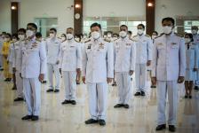 นายก อบจ.ตาก ร่วมพิธีวางพานพุ่มและพิธีถวายบังคม เนื่องในวันคล้ายวันพระบรมราชสมภพ พระบาทสมเด็จพระบรมชนกาธิเบศร มหาภูมิพลอดุลยเดชมหาราช บรมนาถบพิตร วันชาติ และวันพ่อแห่งชาติ 5 ธันวาคม 2564