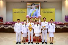  อบจ.ตาก เข้าร่วมพิธีจริญพระพุธมนต์สมโภชพระพุทธรูปสำคัญประจำจังหวัดตากพิธีถวายเครื่องราชสักการะและวางพานพุ่ม และพิธีจุดเทียนถวายพระพรชัยมงคล