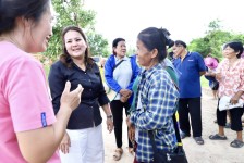 นายกจอย ลงพื้นที่ตรวจการทำงานของเครื่องจักร บ้านท่าไผ่ ต.ยกกระบัตร อ.สามเงา