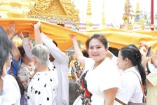 นายก อบจ.ตาก สนับสนุนงบประมาณ 50,000 บาท จัดงานประเพณีขึ้นธาตุเดือนเก้า (เหนือ) ประจำปี 2568
