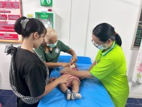 11 มิ.ย.68 รพ.สต.บ้านสันป่าไร่ ฉีดวัคซีนเด็ก อายุ 2 เดือน ถึง 4 ปี จำนวน 20 ราย และตรวจสุขภาพช่องปาก,เคลือบฟลูออไรด์,ให้ทันตสุขศึกษาแก่ผู้ปกครองเด็ก,เจาะเลือดตรวจ Hct,จ่ายยา para syrและferrous syr