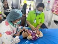 11 มิ.ย.68 รพ.สต.บ้านสันป่าไร่ ฉีดวัคซีนเด็ก อายุ 2 เดือน ถึง 4 ปี จำนวน 20 ราย และตรวจสุขภาพช่องปาก,เคลือบฟลูออไรด์,ให้ทันตสุขศึกษาแก่ผู้ปกครองเด็ก,เจาะเลือดตรวจ Hct,จ่ายยา para syrและferrous syr