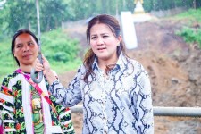 นายกจอย นายก อบจ.ตาก ลงพื้นที่ตรวจการทำงานของเครื่องจักร บ้านปางส้าน ต.บ้านด่านแม่ละเมา อ.แม่สอด