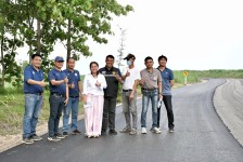 นายกจอย (นายก อบจ.ตาก) ลงพื้นที่ตรวจติดตามโครงการปรับปรุงถนน อ.แม่สอด จ.ตาก