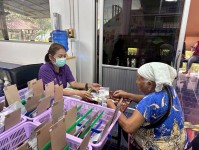 24 มิ.ย.68 รพ.สต.บ้านสันป่าไร่ จ่ายยาให้แก่ผู้ป่วยโรคความดันโลหิตสูง(กลุ่มที่ 3) จำนวน 43 ราย