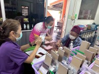 24 มิ.ย.68 รพ.สต.บ้านสันป่าไร่ จ่ายยาให้แก่ผู้ป่วยโรคความดันโลหิตสูง(กลุ่มที่ 3) จำนวน 43 ราย