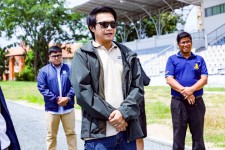 นายกจอย นายก อบจ.ตาก ลงพื้นที่ตรวจงาน การเตรียมการปรับปรุงสนามกีฬา อบจ.ตาก ในเฟสที่ 2 งบประมาณ 27,850,000 บาท