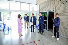 นายกจอย นายก อบจ.ตาก ลงพื้นที่ตรวจงาน การเตรียมการปรับปรุงสนามกีฬา อบจ.ตาก ในเฟสที่ 2 งบประมาณ 27,850,000 บาท