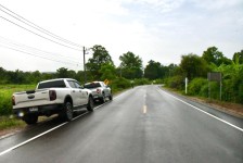 นายกจอย (นายก อบจ.ตาก) ลงพื้นที่ตรวจติดตามโครงการปรับปรุงถนนโดยซ่อมแซมเป็นผิวทางแอสฟัลท์ติกคอนกรีต ในพื้นที่ อ.แม่สอด งบประมาณ 9,100,000 บาท