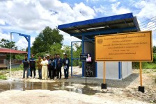 นายกจอย (นายก อบจ.ตาก) ลงพื้นที่ตรวจติดตามโครงการก่อสร้างอาคารสูบน้ำ และระบบท่อส่งน้ำพร้อมติดตั้งระบบไฟฟ้าโซล่าเซลล์ ในพื้นที่ อ.บ้านตาก งบประมาณ 499,000 บาท