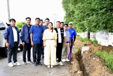 นายกจอย (นายก อบจ.ตาก) ลงพื้นที่ตรวจติดตามงานติดตั้งไฟฟ้าส่องสว่าง ในพื้นที่ ต.วังหิน อ.เมืองตาก 2 จุด งบประมาณรวม 959,000 บาท