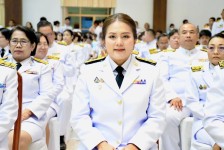 นายก อบจ.ตาก ร่วมพิธีถวายเครื่องราชสักการะและวางพานพุ่ม และพิธีจุดเทียนถวายพระพรชัยมงคล เนื่องในโอกาสวันเฉลิมพระชนมพรรษา 12 สิงหาคม 2568