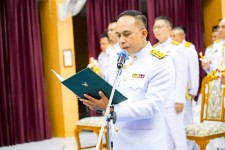 นายกจอย นายก อบจ.ตาก มอบ รองนายก อบจ.ตาก ร่วมพิธีถวายเครื่องราชสักการะและวางพานพุ่ม และพิธีจุดเทียนถวายพระพรชัยมงคล เนื่องในโอกาสวันเฉลิมพระชนมพรรษา 12 สิงหาคม 2568