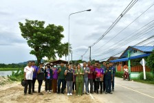 นายกจอย (นายก อบจ.ตาก) ตรวจติดตามโครงการถนนปลอดภัย อ.เมืองตาก เชื่อม อ.บ้านตาก งบประมาณ 488,900 บาท 