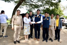 นายกจอย (นายก อบจ.ตาก) ตรวจความเรียบร้อยของโครงการปรับปรุงถนนโดยซ่อมแชมเป็นผิวทางแอสฟัลท์ติกคอนกรีต (Overlay)ในพื้นที่ ต.แม่กุ - ต.แม่ตาว อ.แม่สอด งบประมาณ 1,219,800 บาท 