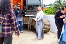 นายกจอย (นายกอบจ.ตาก)  ตรวจติดตามการทำงานของเครื่องจักร งานกำจัดวัชพืชที่ขวางทางน้ำ พื้นที่ ลำห้วยแม่สลิด งบประมาณ 77,784 บาท