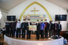 นายก อบจ.ตาก เป็นประธานในพิธีเปิดโครงการฝึกอบรมส่งเสริมให้ความรู้ด้านการปฏิบัติตามหลักศาสนาคริสต์ ในเขตพื้นที่จังหวัดตาก ประจำปีงบประมาณ พ.ศ. 2565 รุ่นที่ 1