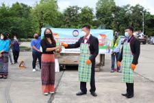 นายกองค์การบริหารส่วนจังหวัดตาก เป็นประธานในพิธีเปิดโครงการบริหารจัดการขยะมูลฝอยรวมและของเสียอันตรายชุมชน ประจำปีงบประมาณ พ.ศ. 2565