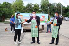 นายกองค์การบริหารส่วนจังหวัดตาก เป็นประธานในพิธีเปิดโครงการบริหารจัดการขยะมูลฝอยรวมและของเสียอันตรายชุมชน ประจำปีงบประมาณ พ.ศ. 2565