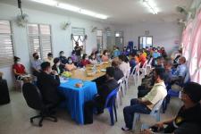 นายก อบจ.ตาก ลงพื้นที่ตรวจเยี่ยมและให้กำลังใจเจ้าหน้าที่ผู้ปฏิบัติงาน ณ โรงพยาบาลส่งเสริมสุขภาพตำบลบ้านปากห้วยไม้งาม อำเภอเมืองตาก จังหวัดตาก 