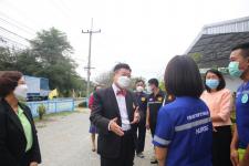 นายก อบจ.ตาก ลงพื้นที่ตรวจเยี่ยมและให้กำลังใจเจ้าหน้าที่ผู้ปฏิบัติงาน ณ โรงพยาบาลส่งเสริมสุขภาพตำบลบ้านปากห้วยไม้งาม อำเภอเมืองตาก จังหวัดตาก 