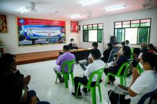 นายกองค์การบริหารส่วนจังหวัดตาก พร้อมด้วย คณะผู้บริหารและเจ้าหน้าที่ องค์การบริหารส่วนจังหวัดตาก ลงพื้นที่ตรวจเยี่ยมและให้กำลังใจเจ้าหน้าที่ผู้ปฏิบัติงาน ตามแผนการตรวจเยี่ยมพื้นที่ สถานีอนามัยเฉลิมพระเกียรติฯ และโรงพยาบาลส่งเสริมสุขภาพตำบล