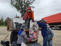 นายกองค์การบริหารส่วนจังหวัดตาก เป็นประธานในพิธีเปิดโครงการบริหารจัดการขยะมูลฝอยรวมและของเสียอันตรายชุมชน ประจำปีงบประมาณ พ.ศ. 2565