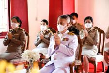 นายณัฐวุฒิ ทวีเกื้อกูลกิจ นายกองค์การบริหารส่วนจังหวัดตาก มอบหมายให้ นางวันทนา วิรัชเกษม รองปลัดองค์การบริหารส่วนจังหวัดตาก เป็นผู้แทนเข้าร่วมพิธีถวายภัตตาหารเพลและสิ่งของพระราชทาน แด่พระภิกษุสามเณร ในการสอบบาลีสนามหลวง