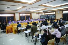 นายณัฐวุฒิ ทวีเกื้อกูลกิจ นายกองค์การบริหารส่วนจังหวัดตาก ร่วมต้อนรับและแสดงความยินดี กับนางสาวเปรมกมล ธีโรภาส รองปลัดองค์การบริหารส่วนจังหวัดเชียงใหม่