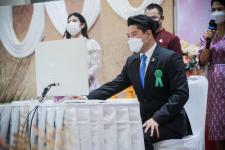 ายกองค์การบริหารส่วนจังหวัดตาก มอบหมายให้ นายฑีฆะพล ทวีเกื้อกูลกิจ รองนายกองค์การบริหารส่วนจังหวัดตาก ร่วมเป็นเกียรติในงานโครงการล้านโดส ล้านใจ ล้านความห่วงใยเพื่อชาวตาก