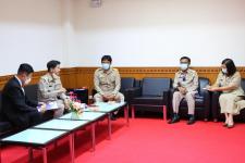 คณะผู้บริหารการศึกษา จังหวัดตากเข้าพบ นายณัฐวุฒิ ทวีเกื้อกูลกิจ นายกองค์การบริหารส่วนจังหวัดตาก เพื่อนำเสนอโครงการ