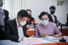 นายก อบจ.ตาก ในฐานะ ผู้อำนวยการอุทยานธรณีไม้กลายเป็นหินตาก เข้าร่วมการประชุมหารือเตรียมความพร้อมการจัดงานบันทึกสถิติโลกไม้กลายเป็นหินที่ยาวที่สุดในโลก Guinness World Records (GWR)