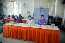 นายก อบจ.ตาก ในฐานะ ผู้อำนวยการอุทยานธรณีไม้กลายเป็นหินตาก เข้าร่วมการประชุมหารือเตรียมความพร้อมการจัดงานบันทึกสถิติโลกไม้กลายเป็นหินที่ยาวที่สุดในโลก Guinness World Records (GWR)