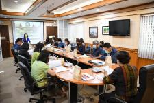 นางสาวเปรมกมล ธีโรภาส ปลัดองค์การบริหารส่วนจังหวัดตากเป็นประธานการประชุมคณะกรรมการสนับสนุนการจัดทำแผนพัฒนาองค์การบริหารส่วนจังหวัดตาก ครั้งที่ 1/2565