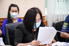 นางสาวเปรมกมล ธีโรภาส ปลัดองค์การบริหารส่วนจังหวัดตากเป็นประธานการประชุมคณะกรรมการสนับสนุนการจัดทำแผนพัฒนาองค์การบริหารส่วนจังหวัดตาก ครั้งที่ 1/2565