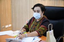 นางสาวเปรมกมล ธีโรภาส ปลัดองค์การบริหารส่วนจังหวัดตากเป็นประธานการประชุมคณะกรรมการสนับสนุนการจัดทำแผนพัฒนาองค์การบริหารส่วนจังหวัดตาก ครั้งที่ 1/2565