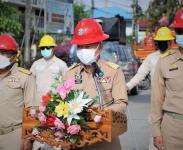 เข้าร่วมพิธีเปิดงานรื้อถอนระบบจำหน่ายไฟฟ้า และระบบสายสื่อสาร ตามโครงการปรับปรุงระบบจำหน่ายไฟฟ้า เป็นเคเบิลใต้ดิน 1 จังหวัด 1 ถนน เพื่อเฉลิมพระเกียรติ ( Under Ground Cable )
