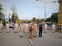 เข้าร่วมพิธีเปิดงานรื้อถอนระบบจำหน่ายไฟฟ้า และระบบสายสื่อสาร ตามโครงการปรับปรุงระบบจำหน่ายไฟฟ้า เป็นเคเบิลใต้ดิน 1 จังหวัด 1 ถนน เพื่อเฉลิมพระเกียรติ ( Under Ground Cable )