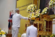 เข้าร่วมพิธีงานวันที่ระลึกพระบาทสมเด็จพระนั่งเกล้าเจ้าอยู่หัว พระมหาเจษฎาราชเจ้า